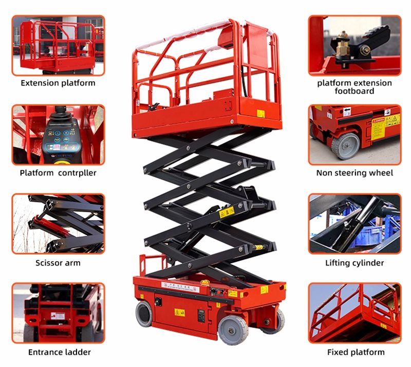Wheeled scissor Lift