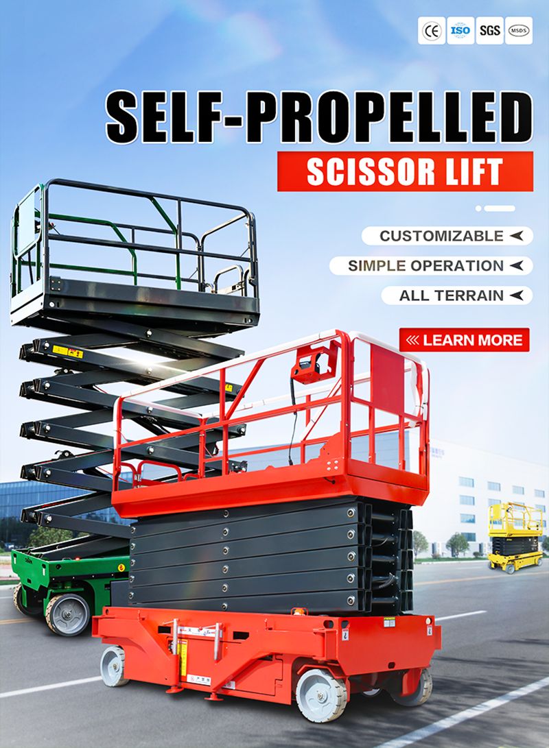 Wheeled scissor Lift