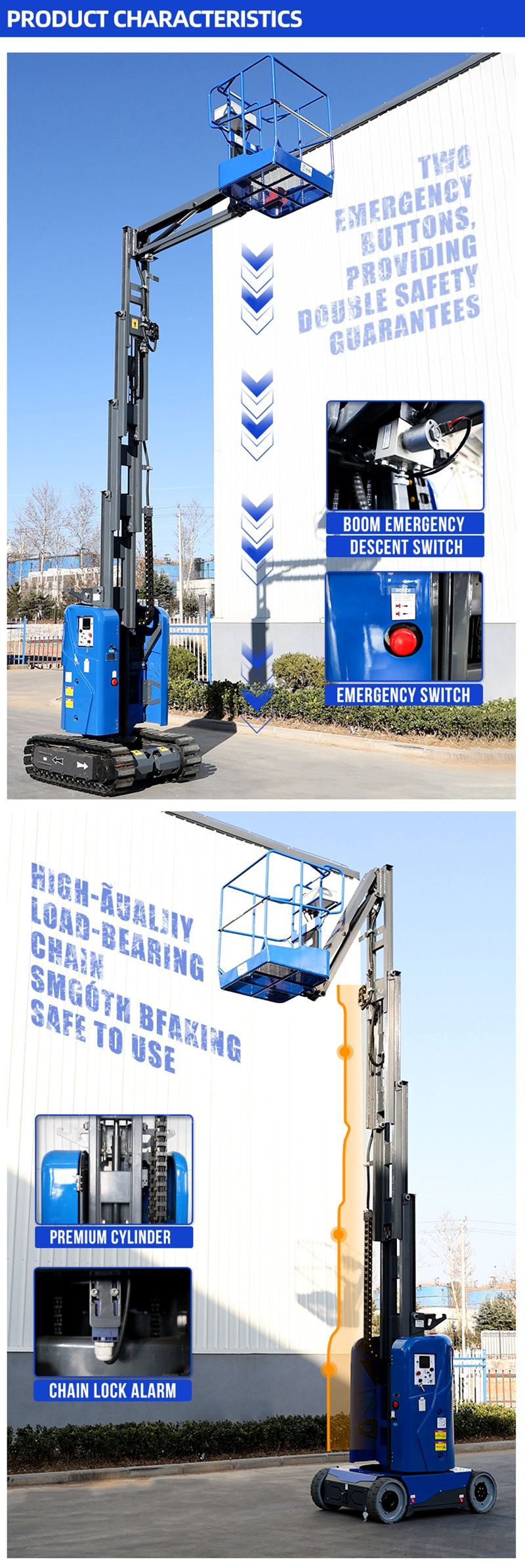 Sleeve Vertical Lifting Platform