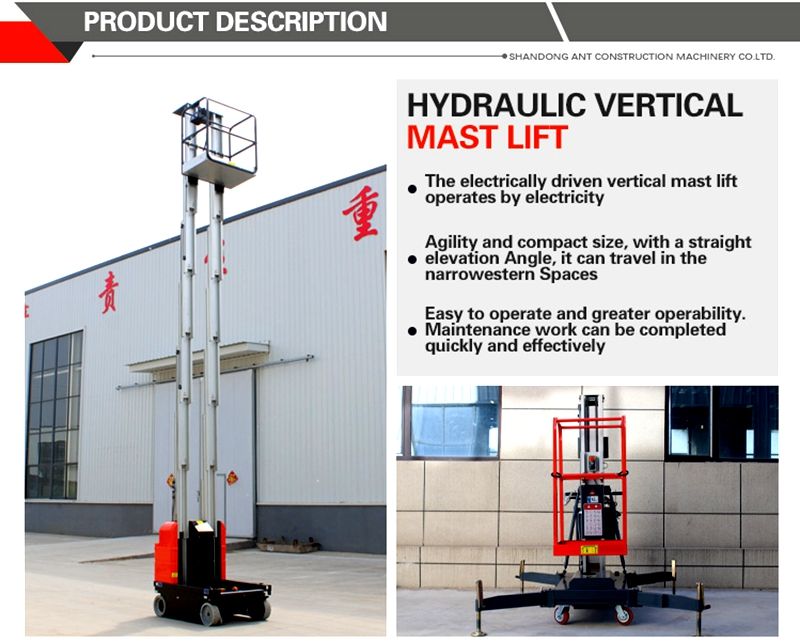 Aluminum Alloy Vertical Lifting Platform