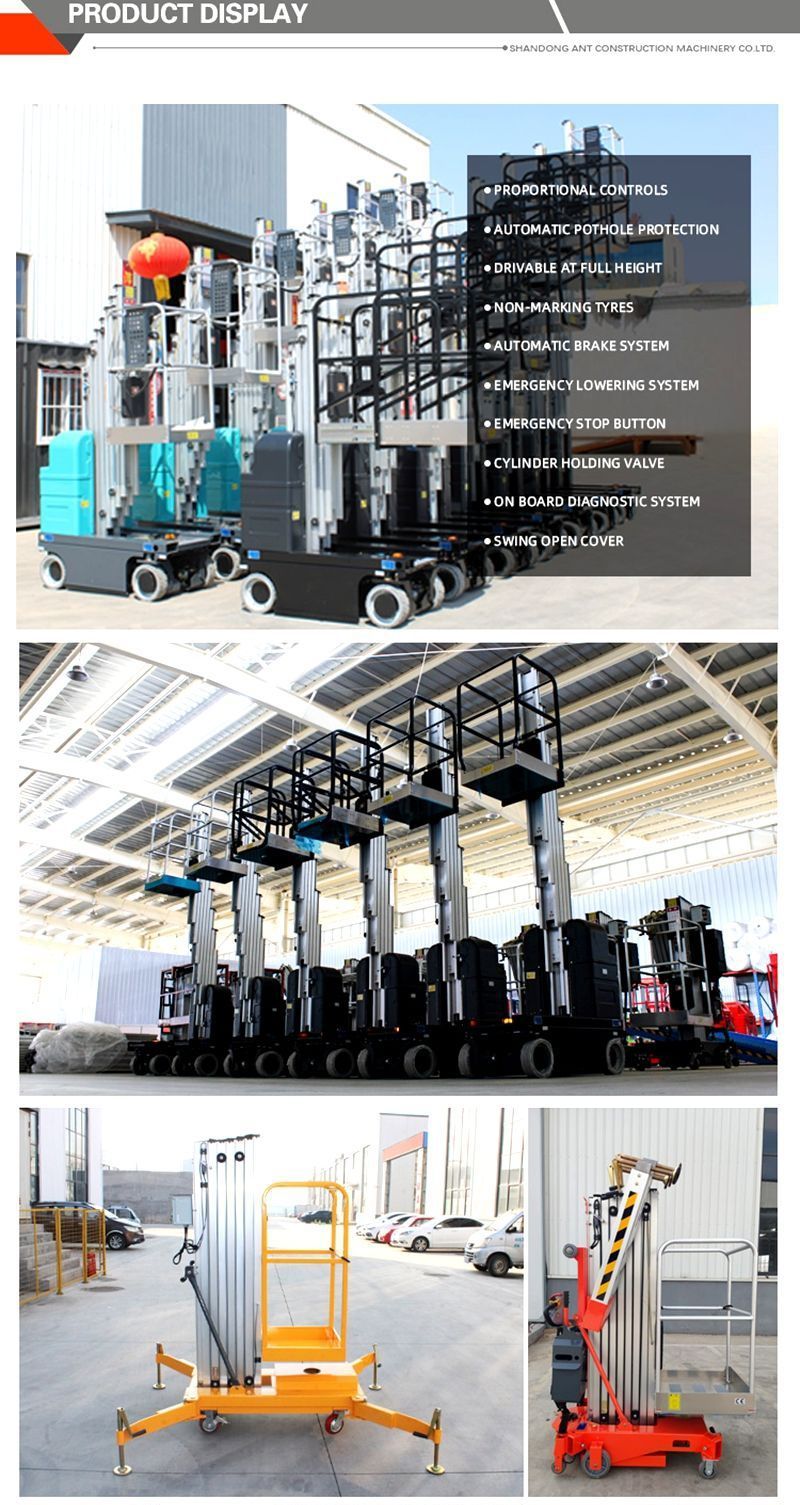 Aluminum Alloy Vertical Lifting Platform